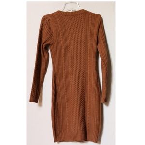 Knitted Stretch Brown Dress